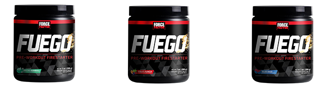 Force Factor Fuego Pre-Workout Flavors